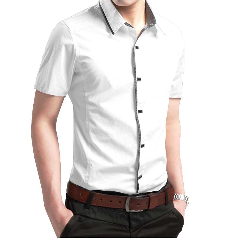 Chemise homme en coton - Ref 3443268 Image 2