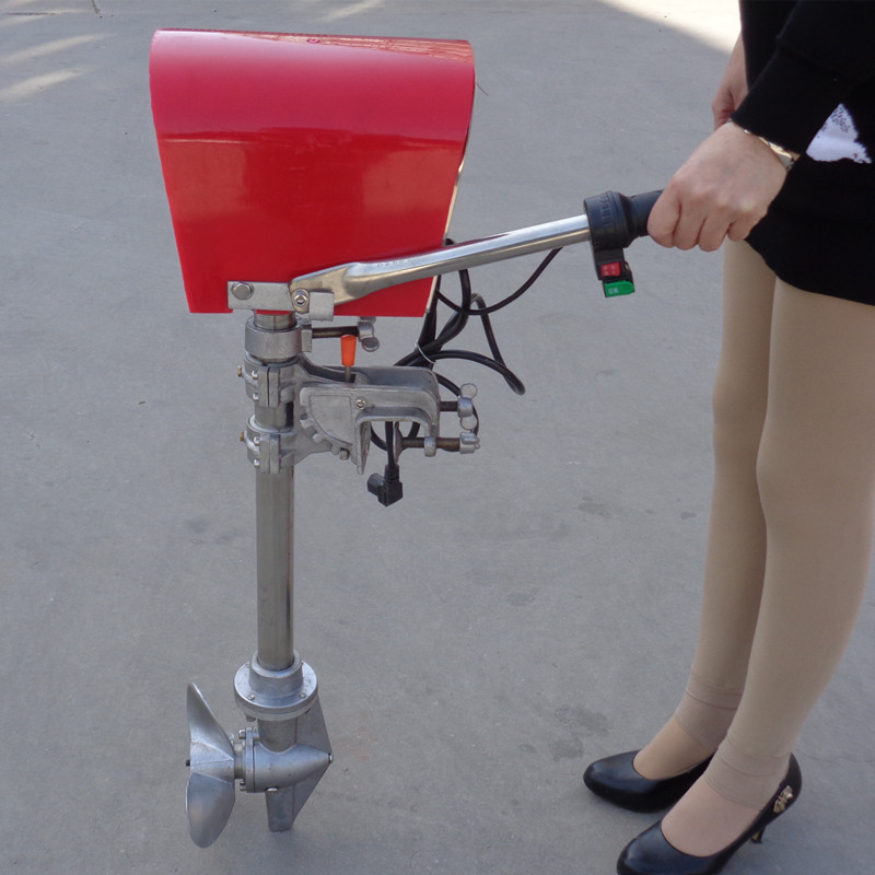 玻璃钢船挂机 电动船挂机厂家 性能稳定船用电动挂桨机