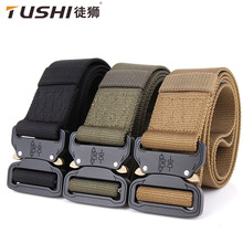 TUSHI4.5快速释放插扣安全外腰带速干纯尼龙裤带训练速干工装皮带