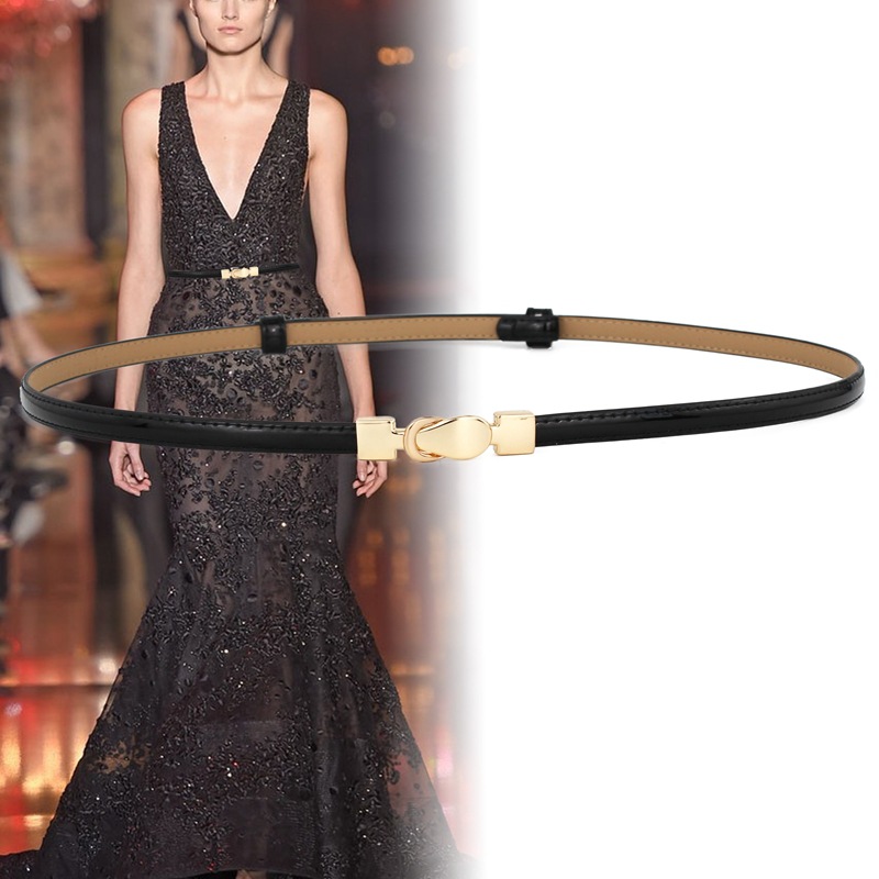 Belt Women's Fine Genuine Leather Simple All-match Korean Decorative Dress with Skirt Korean Belt Fashion Factory Hair
