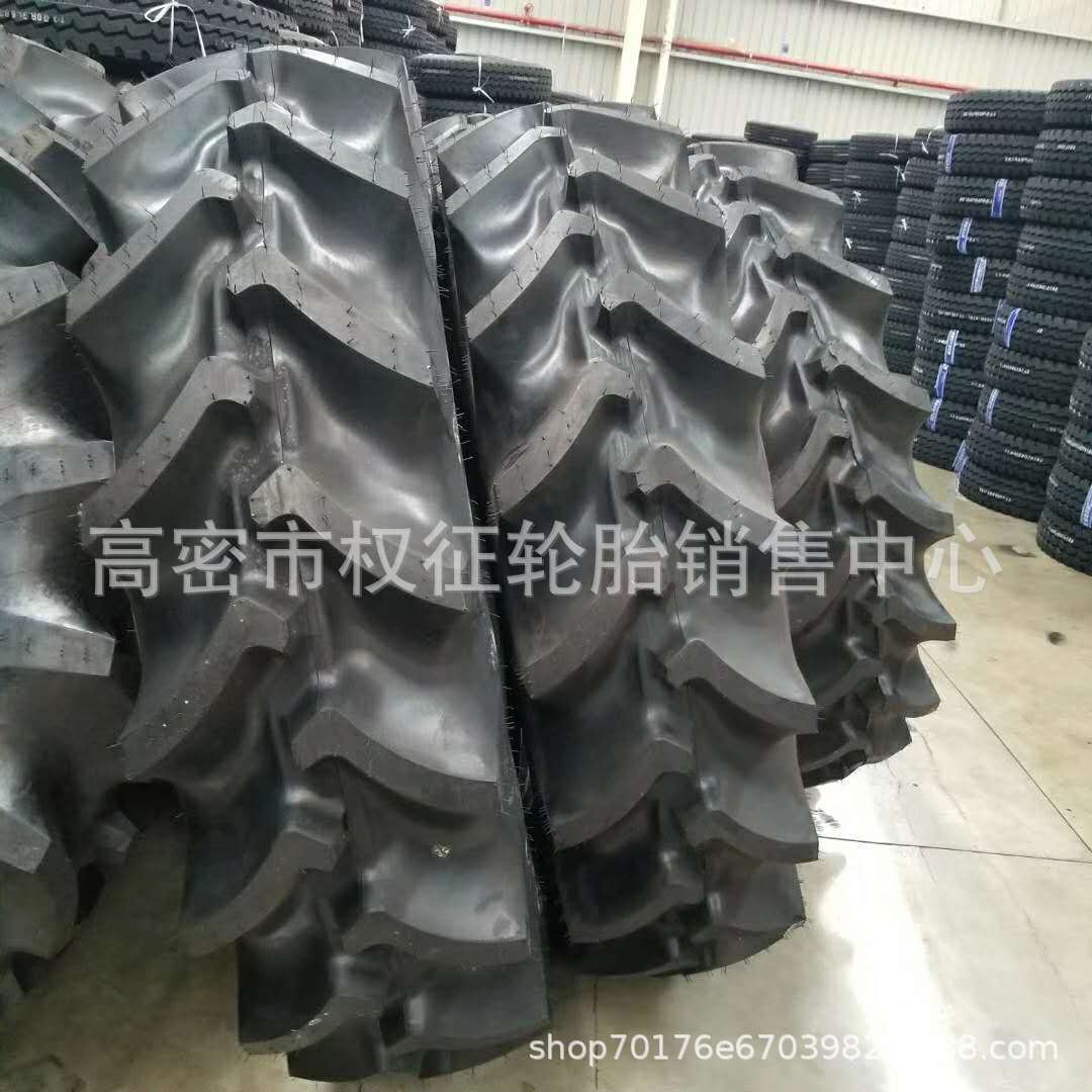 供应18.4-38水田高花轮胎鹰勾半高花轮胎16.9-34约翰车