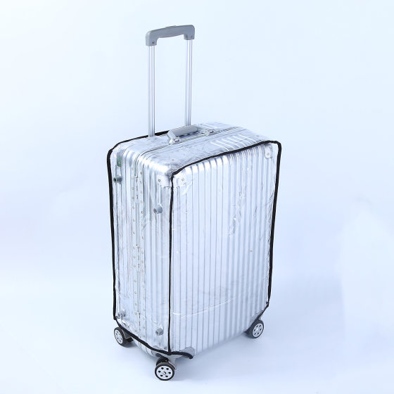 Transparent waterproof pvc luggage case protective cover trolley case dust cover disassembly-free super transparent voltage without frame thickening