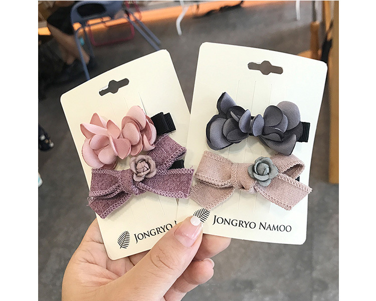 儿童发饰品纸卡定制 蝴蝶结发夹纸卡卡片 发夹发圈卡纸定做