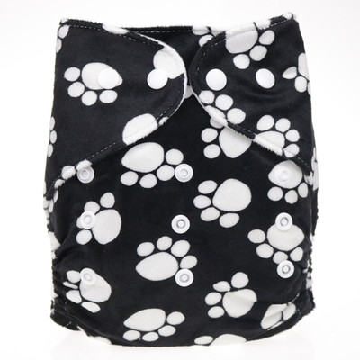 1-3歲嬰兒超柔印花尿布褲透氣可調節防漏可洗尿布兜外貿現貨特價