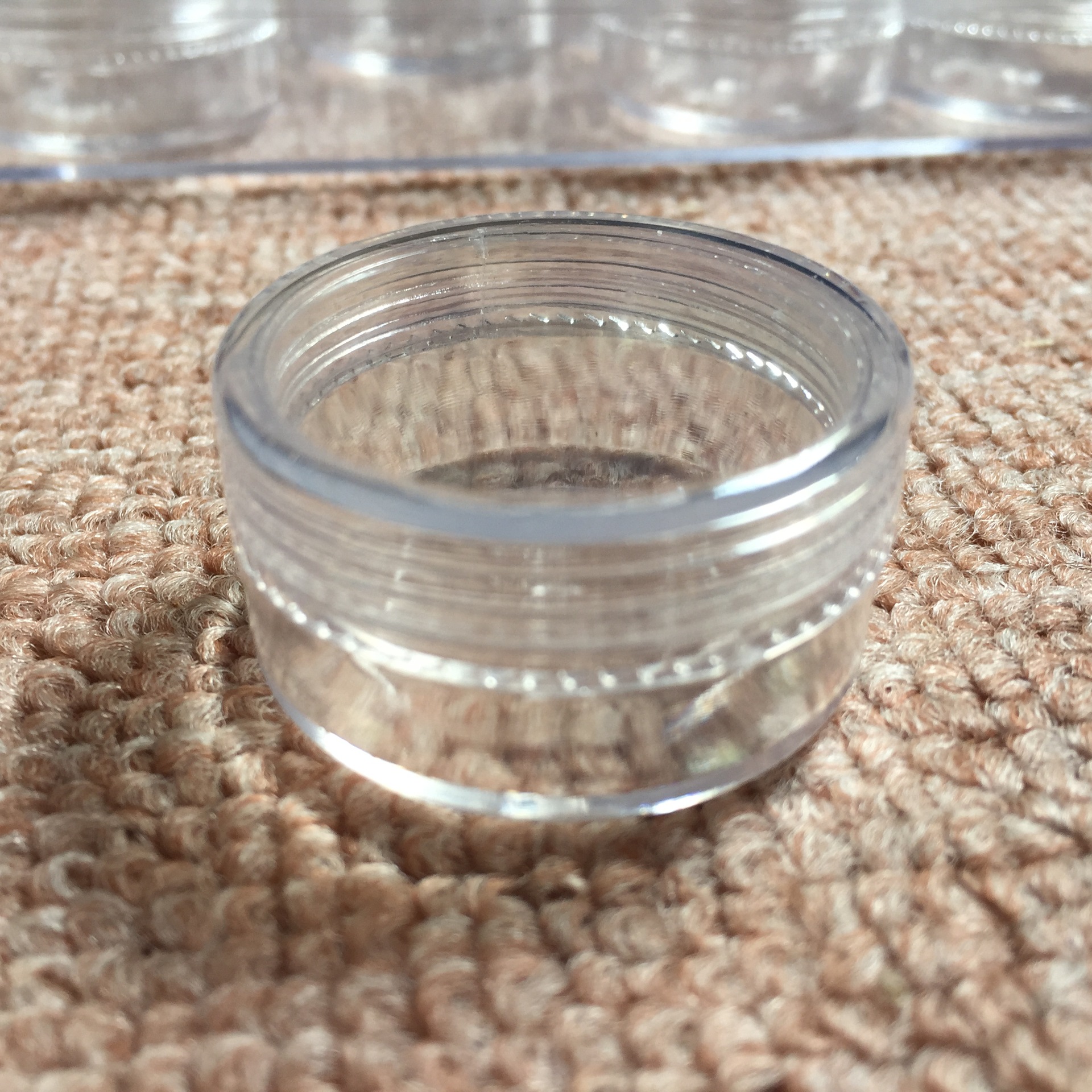 10克12个装沉香烟粉瓶 散珠配件收纳盒 干粉药粉盒 车载熏香片盒