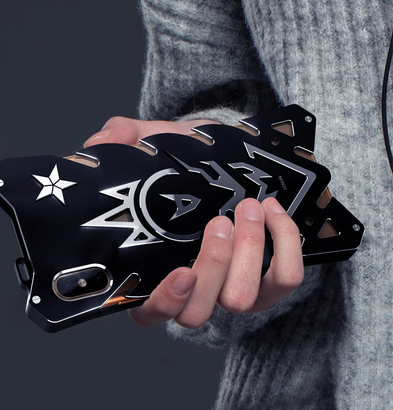 SIMON New THOR II Aviation Aluminum Alloy Shockproof Armor Metal Case Cover for Apple iPhone XS Max & iPhone XR & iPhone XS & iPhone X