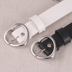 Women's belts for women, simple and versatile, Korean style casual pin buckle belts for women, Korean decorative student pants belts for women