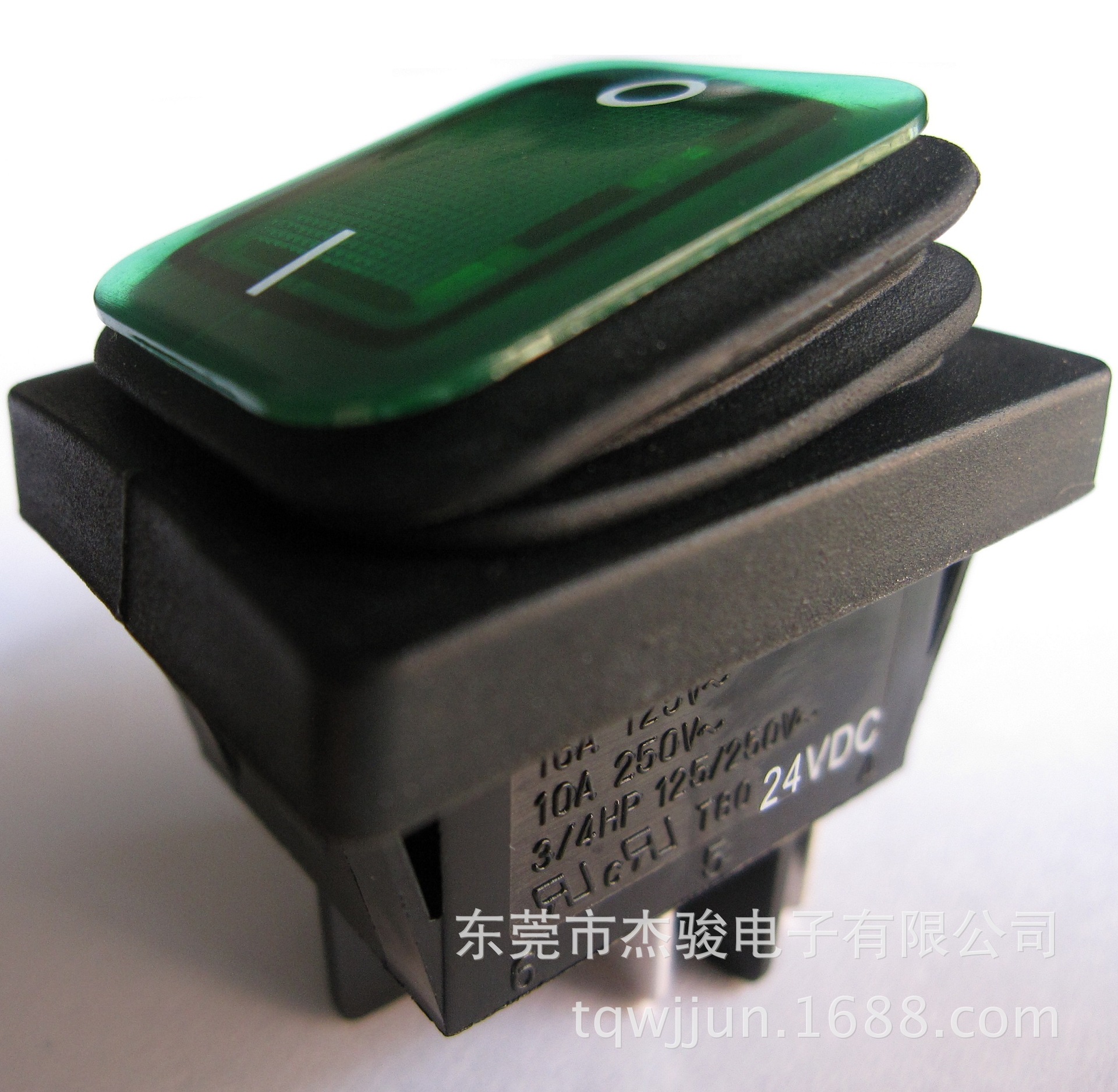 现货供应RLEIL防水船型开关RL2(P)21/N-2-GR/BK-P2-4(24V LED灯)