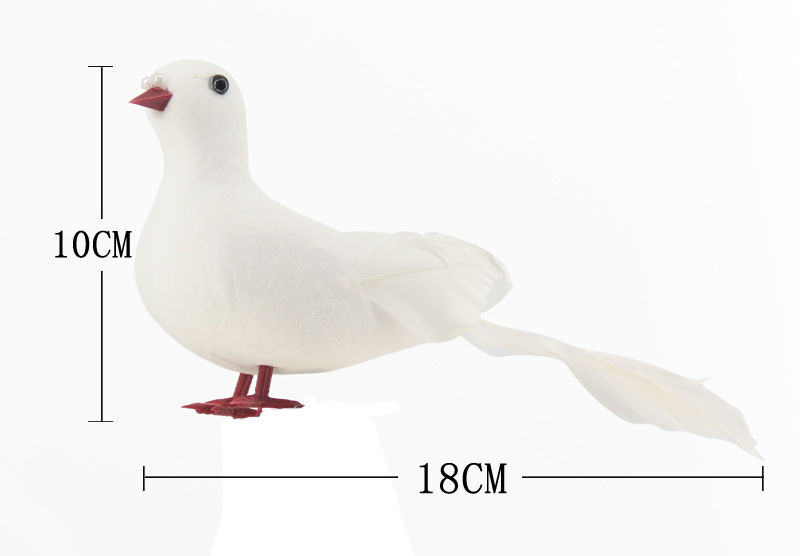 仿真小白鸽
