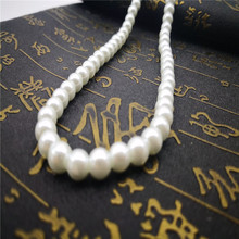 淘寶小禮品仿珍珠項鏈 女款珍珠2元店飾品促銷贈品倒插禮品玻璃珠