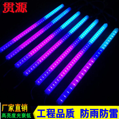 led Guardrail Digital Rainbow bar plug-in unit Straw hat Lamp beads Internal Control Colorful outdoors decorate Lighting Manufactor