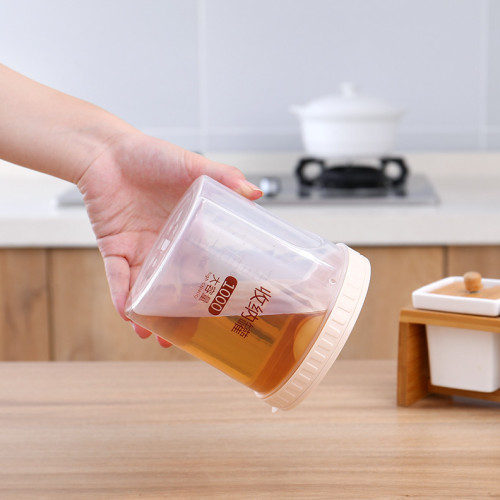 Food sealing jar, mixed grain storage jar, milk powder plastic container with spoon, storage and preservation box for refrigerator