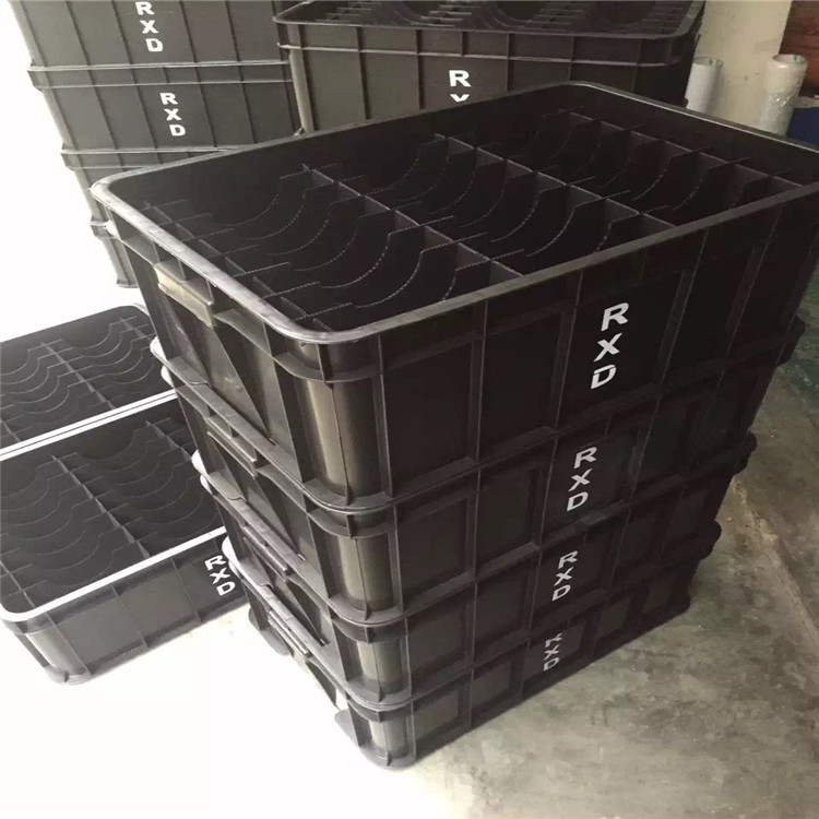 惠州防静电注塑箱 塑胶物流箱 加厚导电周转箱600*500*300可印刷