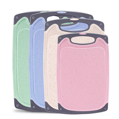 小麥稭稈切菜板環保塑料pp防黴瀝水創意環保砧板水果案板