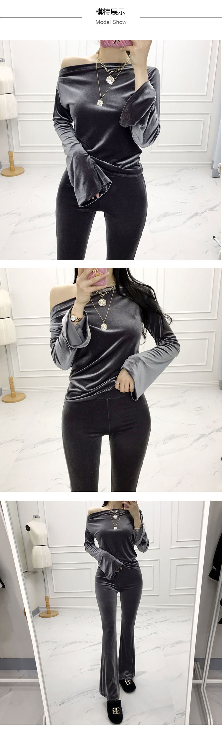 Costume femme en Velours d or - Ref 3335430 Image 10