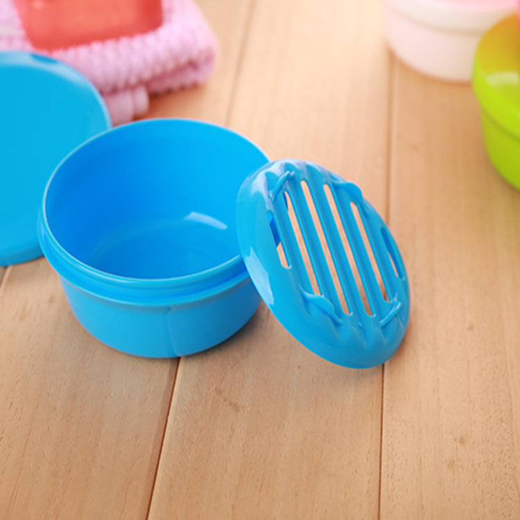 厂家直销塑料香皂盒 带盖防漏水肥皂盒 创意旅行日本