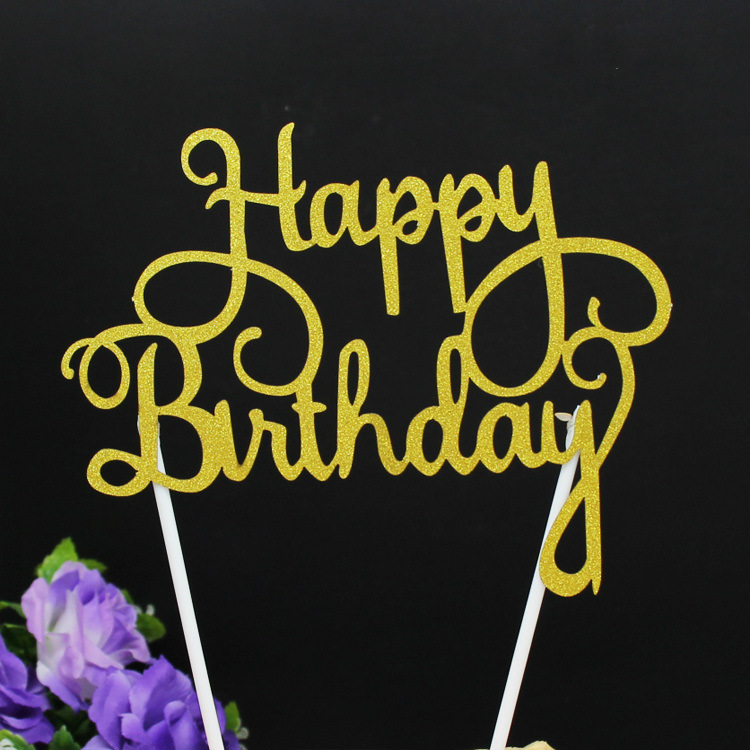 Birthday Letter Paper Birthday Cake Decorating Supplies display picture 6