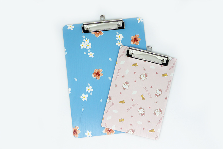 KITTY/小花款木塑板夹 A4/A5