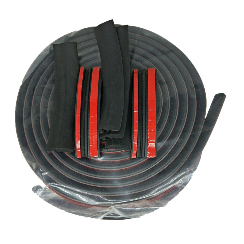 车顶防水防尘胶条前挡风玻璃车窗密封条t型汽车后尾门改装