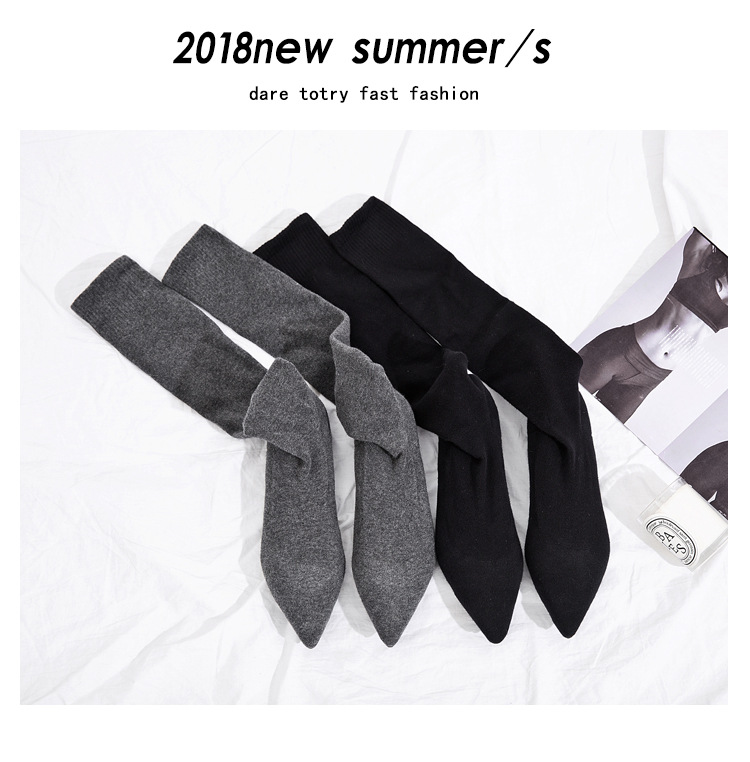 Bottes femme BU SHIQI en Tricot - Ref 3354973 Image 11