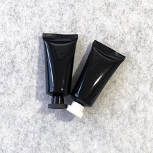 【现货】黑色30g40g化妆品软管黑色避光包材 30g延长胶黑色瓶包装