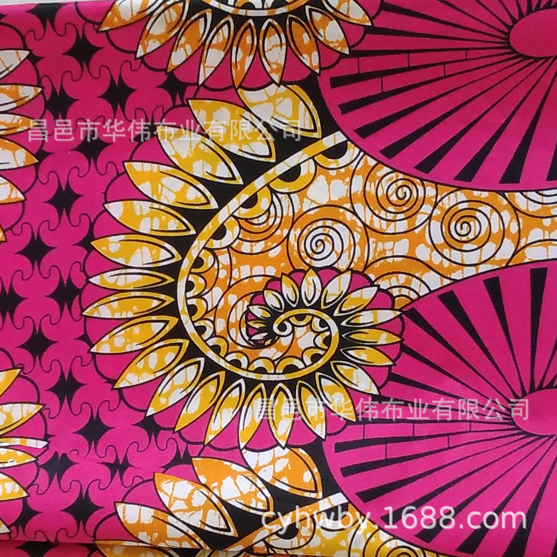 仿蜡印布 现货全涤双面渗透印花布 双面单面磨毛布 非洲蜡印布