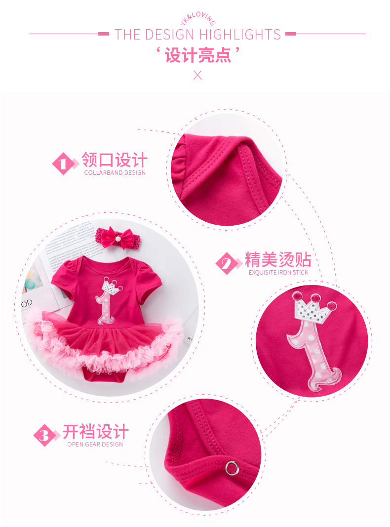 生日短袖哈衣裙_04