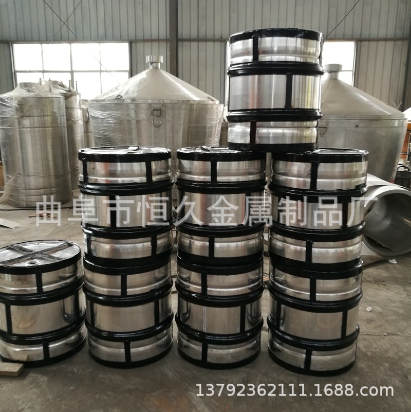 曲阜酒容器供应商白酒酿酒设备 100L铝桶周转酒桶 200斤白酒接酒