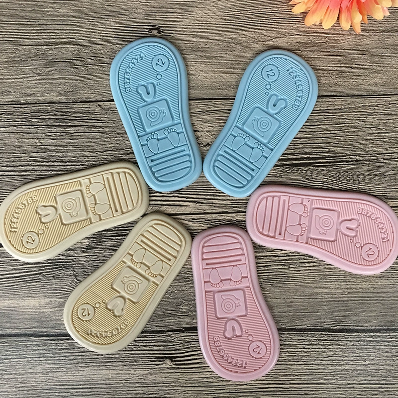 Шерстяная подошва детская обувь материал сумка подошва малыша ручной работы ребенок DIY вязание крючком мягкая нескользящая подошва