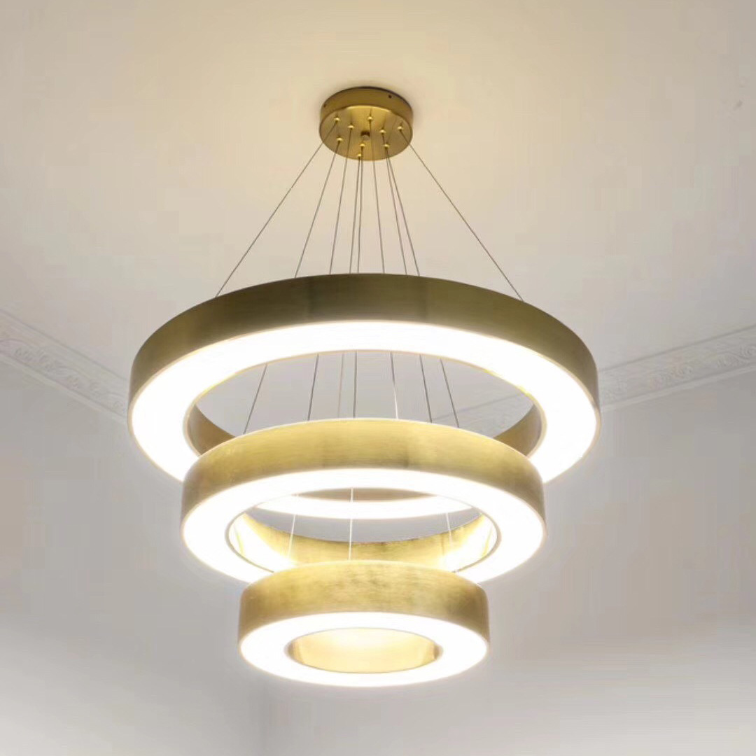 美式复古水晶吊灯LED艺术铁艺吊灯 欧式客厅灯创意餐厅水晶灯具-美间设计