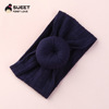 Hair accessory, children's donut, nylon headband, suitable for import, new collection, European style, wholesale