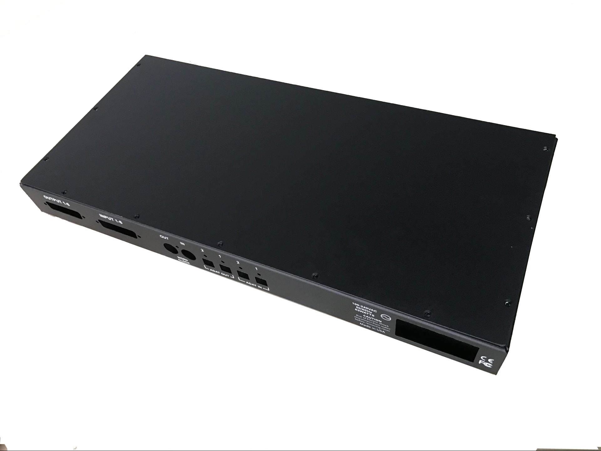 深圳厂家生产定制订制1.5U机箱1U外壳2U铁壳子铁外壳精密金属外壳