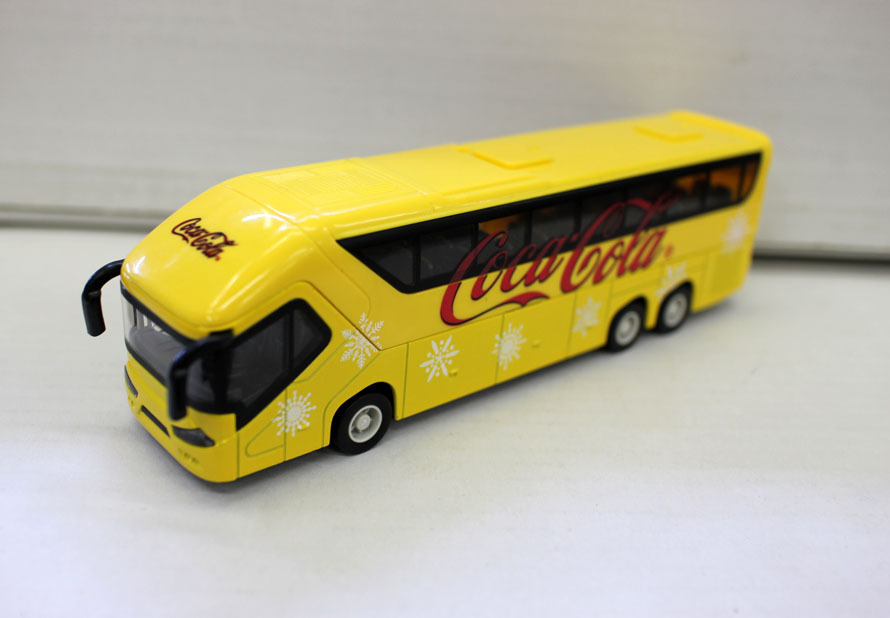 Foreign Trade Cars COLA Coke advertisement Bus Car model Alloy car Toys gift