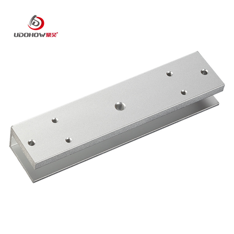 U型磁力锁支架 280 180KG电磁锁玻璃门夹 磁力锁支架U夹