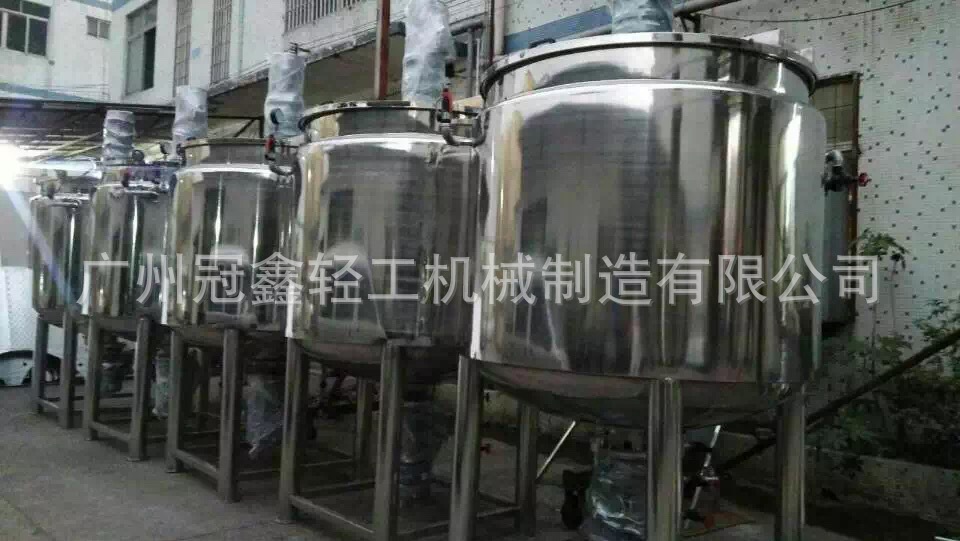 直销加热化工液体搅拌罐 不锈钢搅拌罐 胶浆 多功能加热搅拌罐