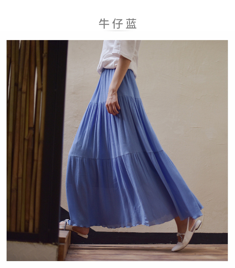 Jupe femme LACE GIRL en Coton froissé - Ref 3330038 Image 51