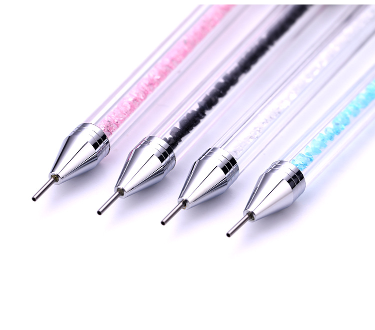 stylo d39art d39ongle acrylique multifonctionnel  double tte de couleur unie de modepicture5