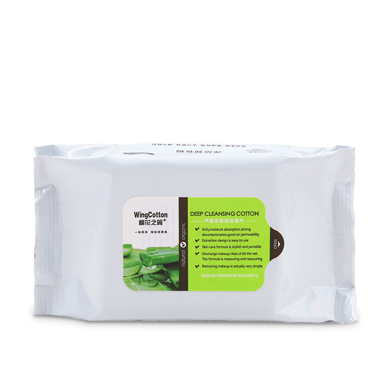Wings of flowers Replenish water deep level Moderate Remove makeup Wet wipes 10 Pack Super large Specifications A