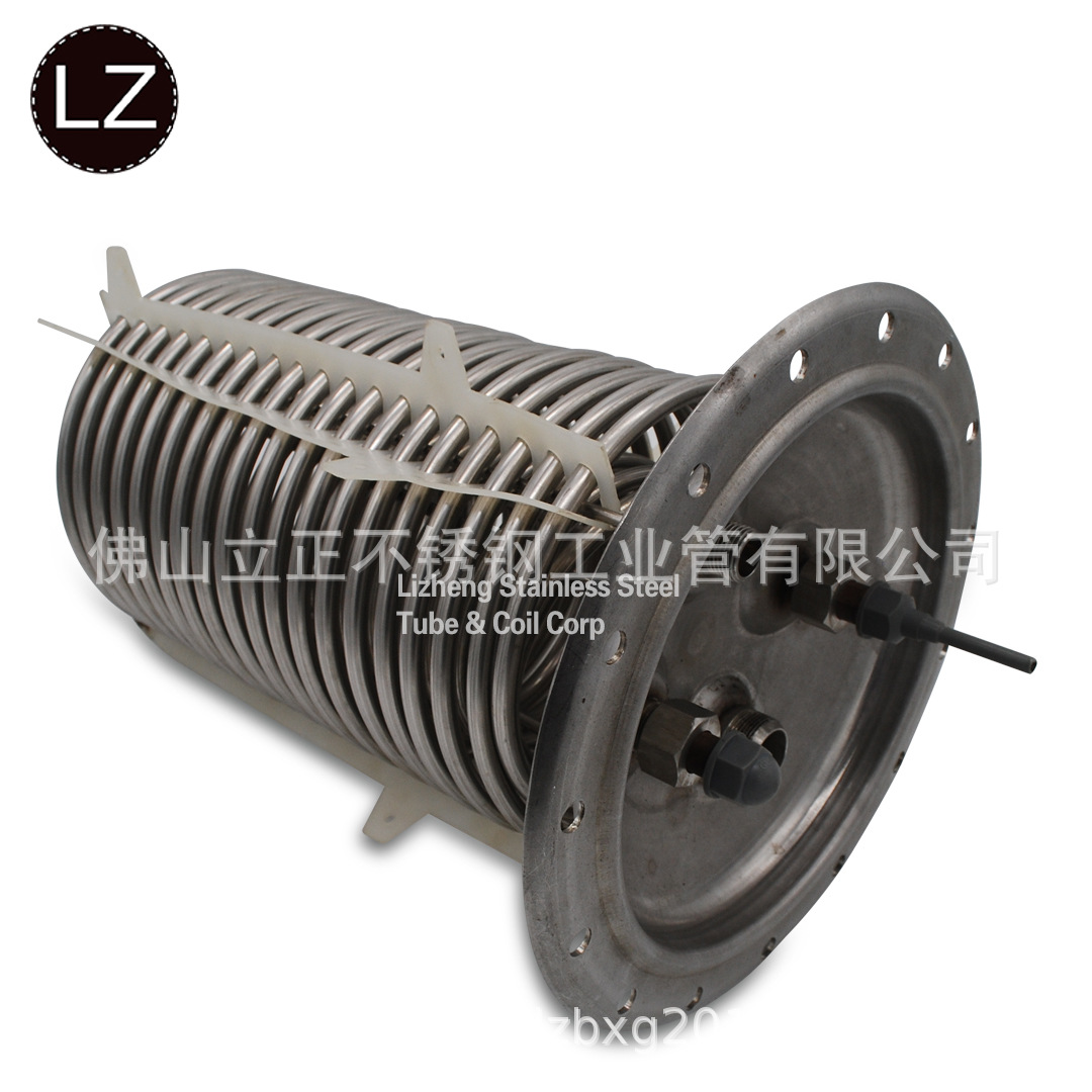 定制加工 厂家直销高效能钛盘管换热器用于海水养殖船运等