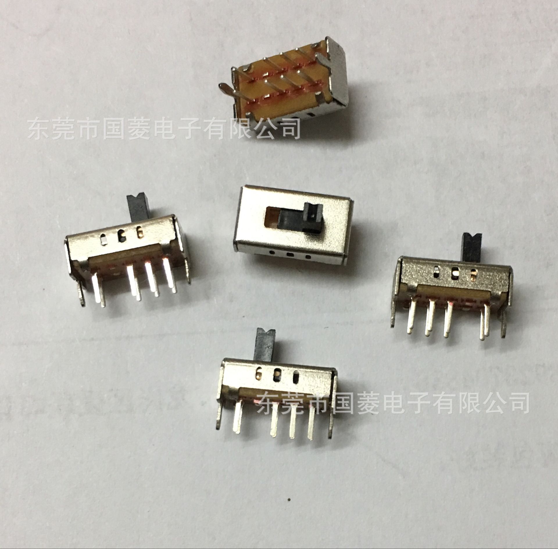 SS-23D07三档开关可做非短路式滑动开关 短路型开关 胶滴 H弹片