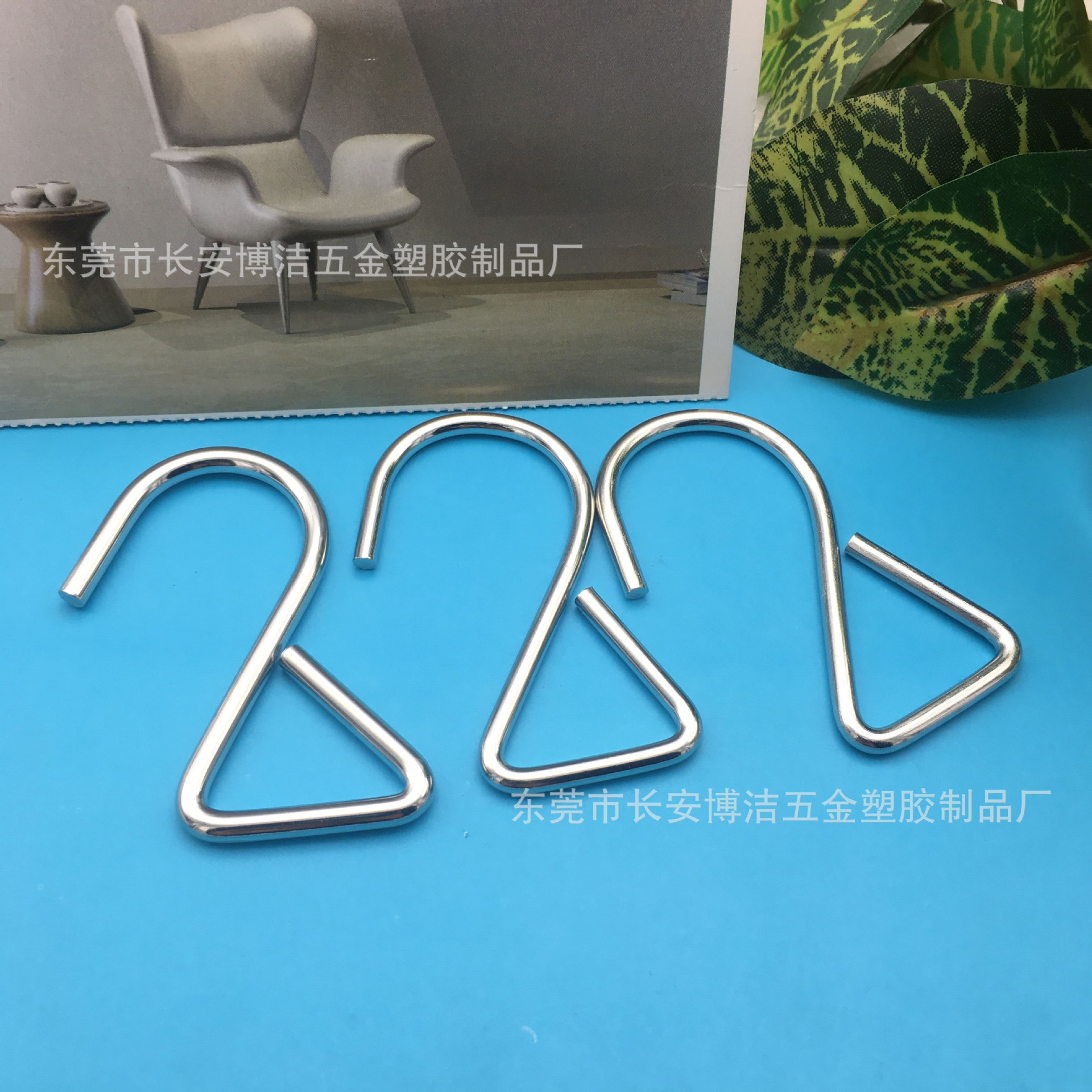 不锈钢 铁衣物挂钩 钢质铁丝挂勾 U型铁钩s钩 s型铁钩