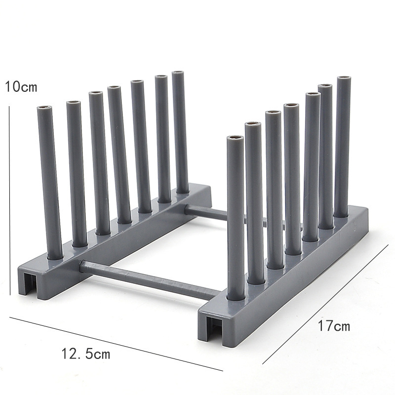 碗架沥水架厨房收纳整理架家用塑料免钉盘子架锅盖架杯|ms