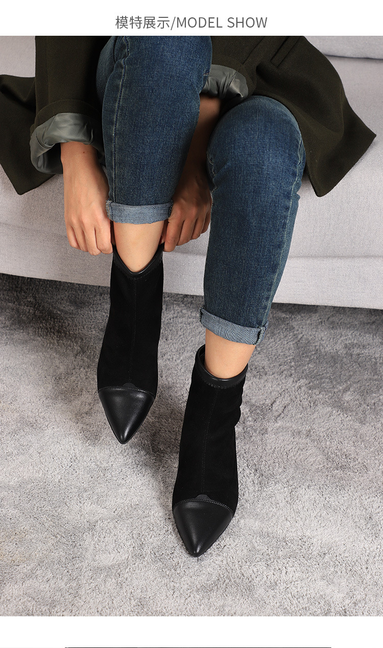 Bottes femme en Daim - Ref 3355214 Image 17