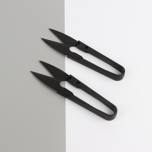 Wholesale Kuakli yarn scissors, high quality cross stitch scissors, U-shaped small scissors, household thread scissors, high carbon yarn scissors