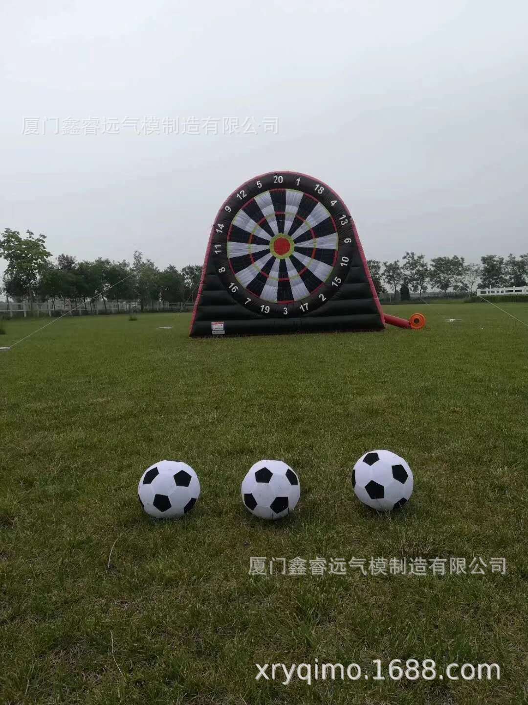 充气飞镖足球 充气足球 户外充气运动 飞镖户外足球 鑫睿远气模