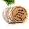 Cutting cartoon cotton monochrome silky silky coating Customized fiber plate coaster wholesale can support logo