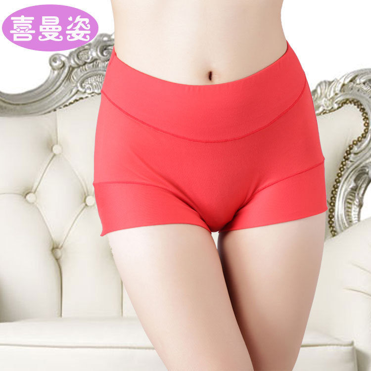牛奶丝加肥加大女士内裤弹力宽松款三角内裤女人内裤妈妈内裤多色|ru