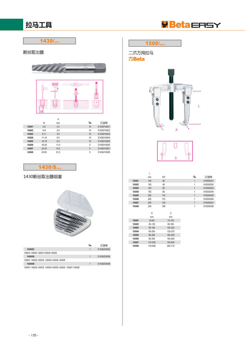 三爪二爪万用拉马工具 内轴承拉马拆卸工具 拉马组合工具厂家供应