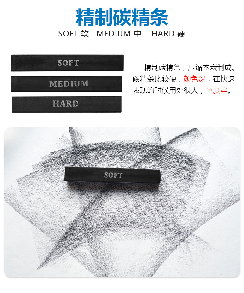 H&B32件绘画铅笔套装 素描工具包美术文具用品 跨境亚马逊爆款