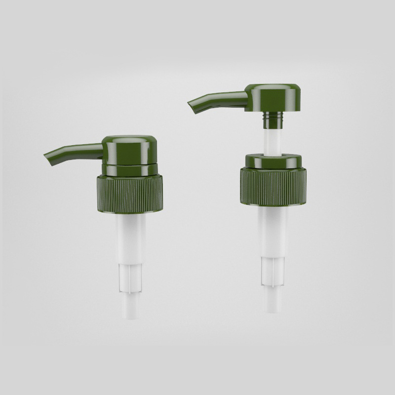 32mm E32-1 bomba Cabeza Verde loción bomba tipo de prensa izquierda y derecha interruptor bomba cabeza personalizada venta directa de fábrica al por mayor